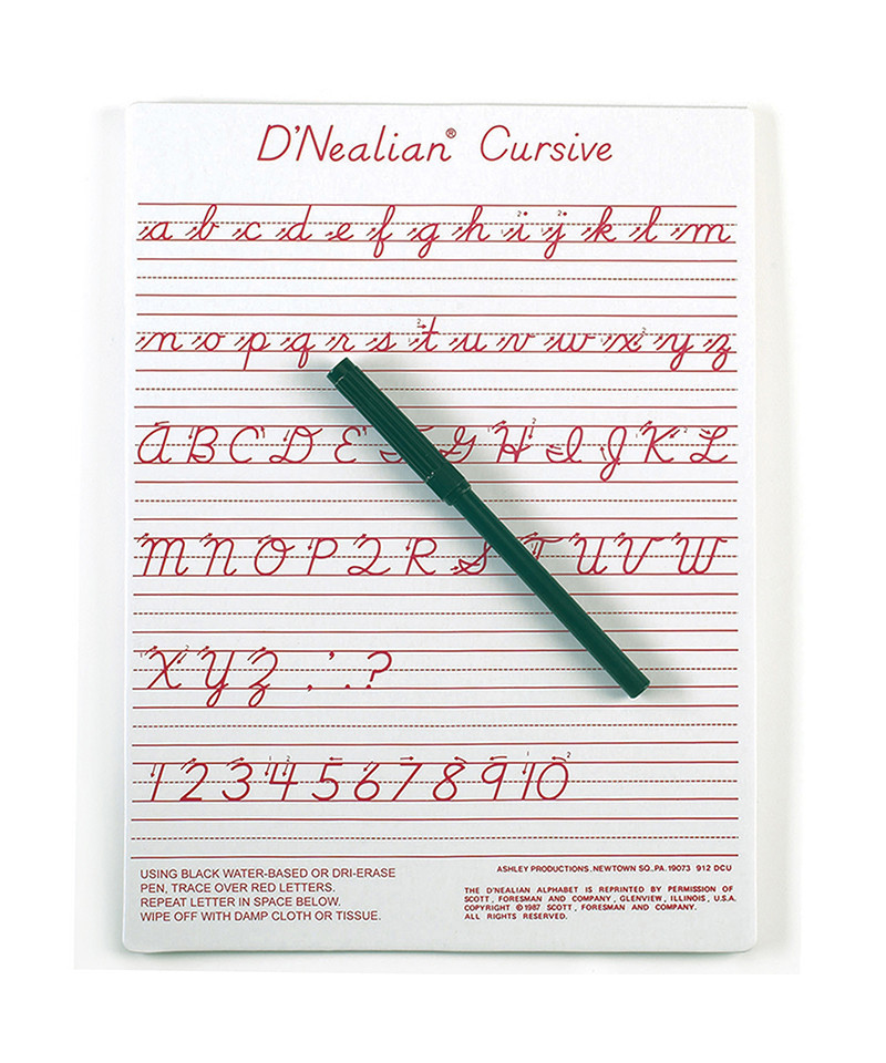 (6 EA) DNEALIAN CURSIVE WRITE-ON