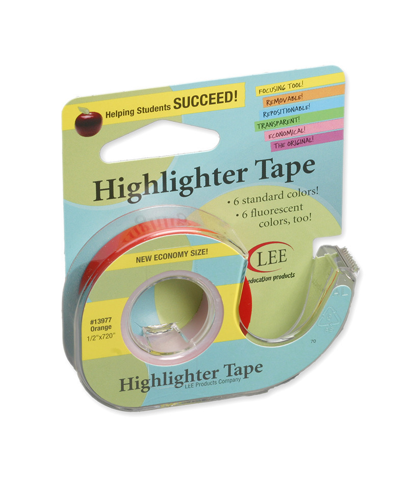 (6 RL) REMOVABLE HIGHLIGHTER TAPE